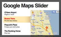 Thumbnail for Google Maps Slider demo