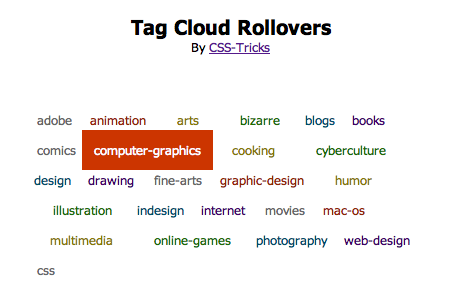 Tag Cloud with Varied Padding Thickness | CSS-Tricks - CSS-Tricks
