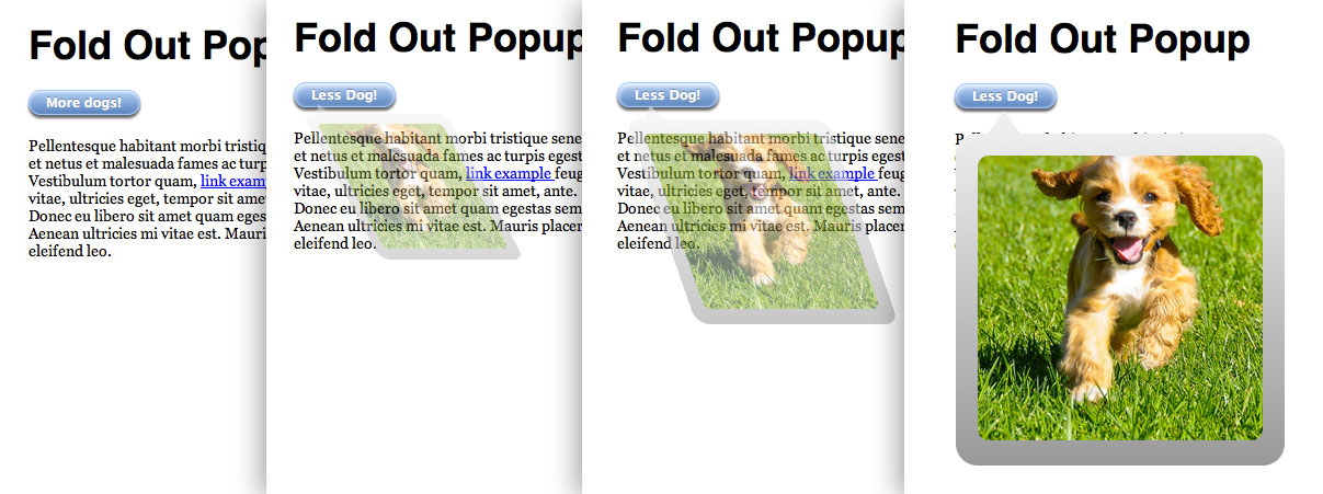 twee van mening zijn Op de loer liggen Fold Out Popups | CSS-Tricks - CSS-Tricks