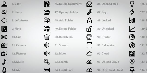 Download The Big List of Flat Icons & Icon Fonts | CSS-Tricks