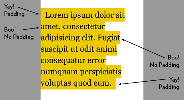 Multi Line Padded Text Css Tricks