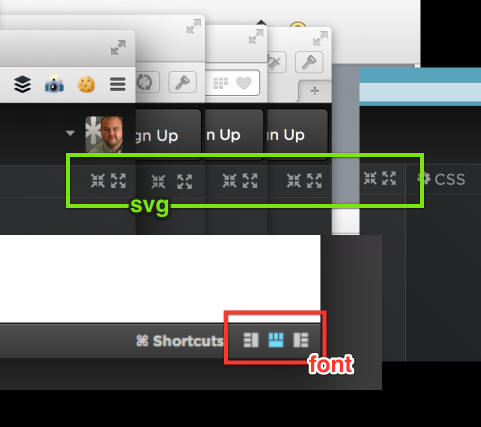 Inline Svg Vs Icon Fonts Cagematch Css Tricks
