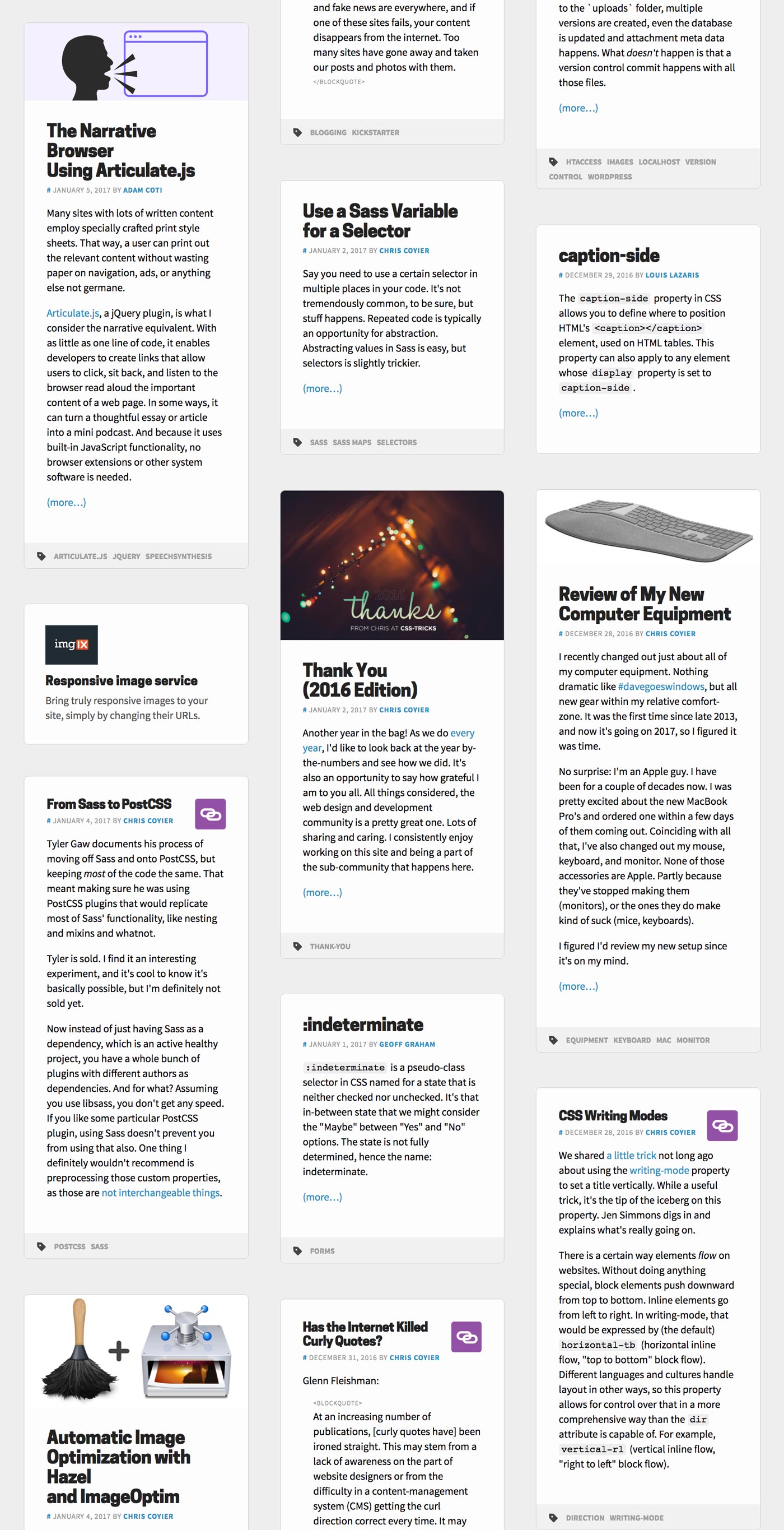 Redesign v15 Notes | CSS-Tricks