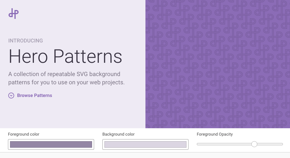 Download Websites to Generate SVG Patterns | CSS-Tricks