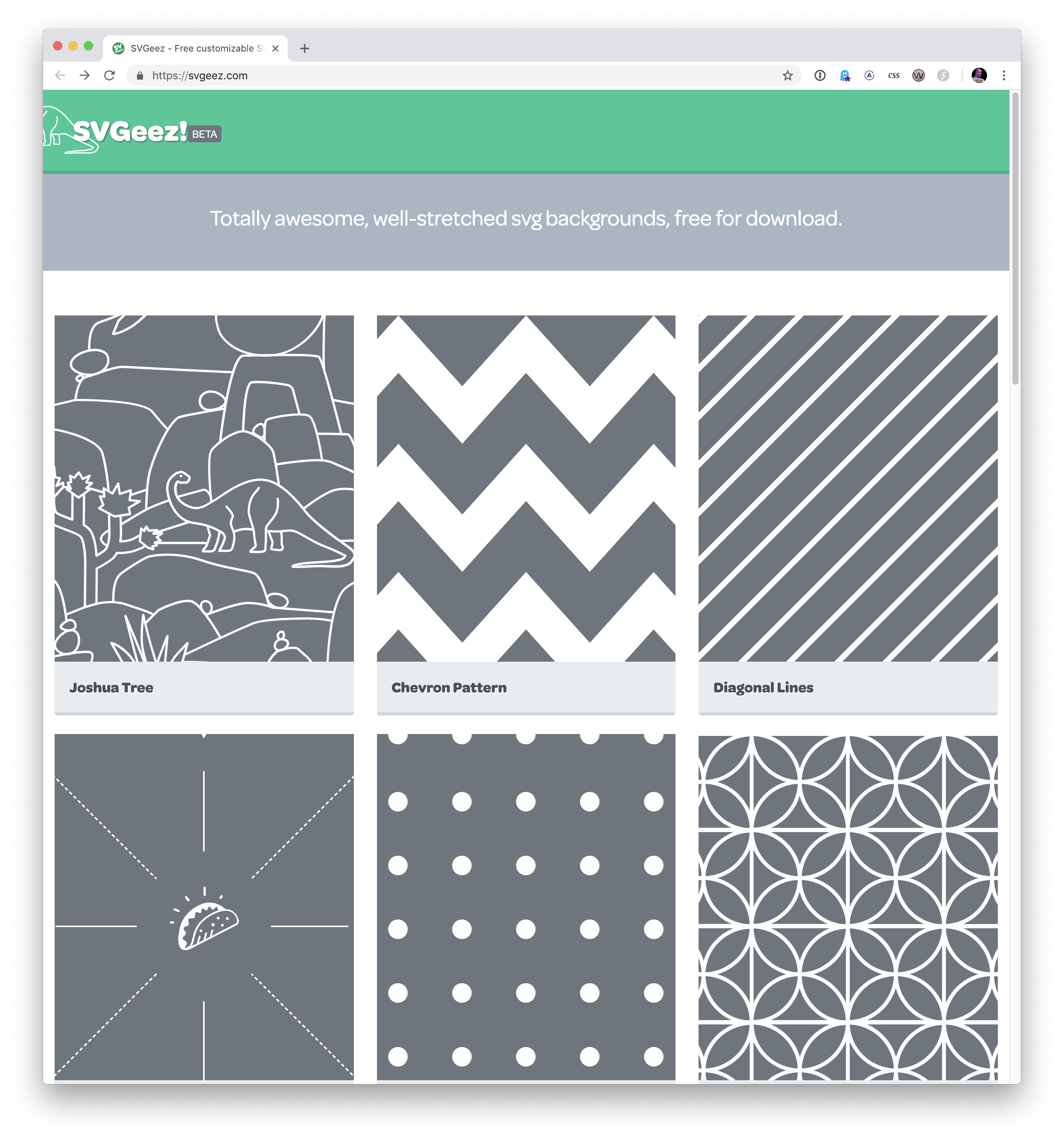 Download Websites to Generate SVG Patterns | CSS-Tricks