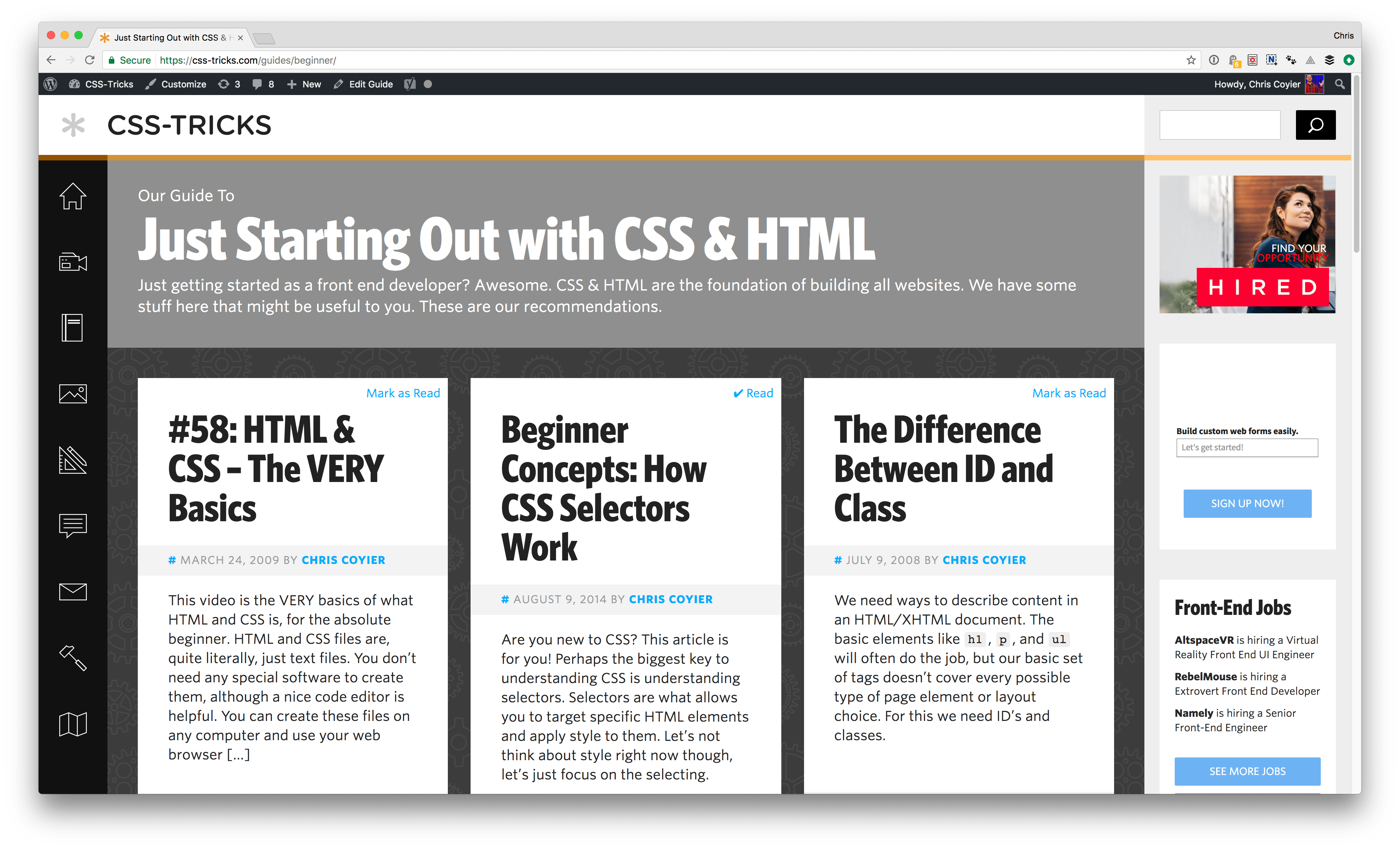 Css tricks. Новостной блок html CSS. Книги по CSS. Новостной сайт html CSS. Главная страница html CSS.