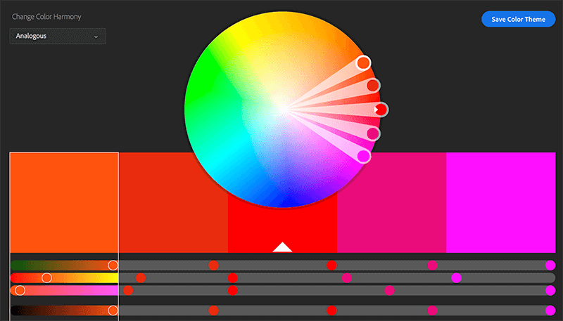 analagous color palette