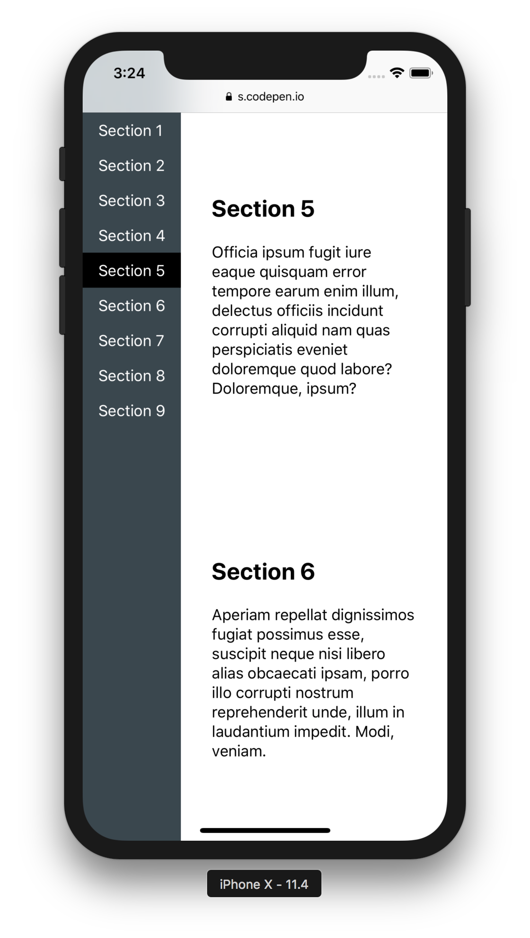 mobile Sticky, Smooth, Active Nav design tips 