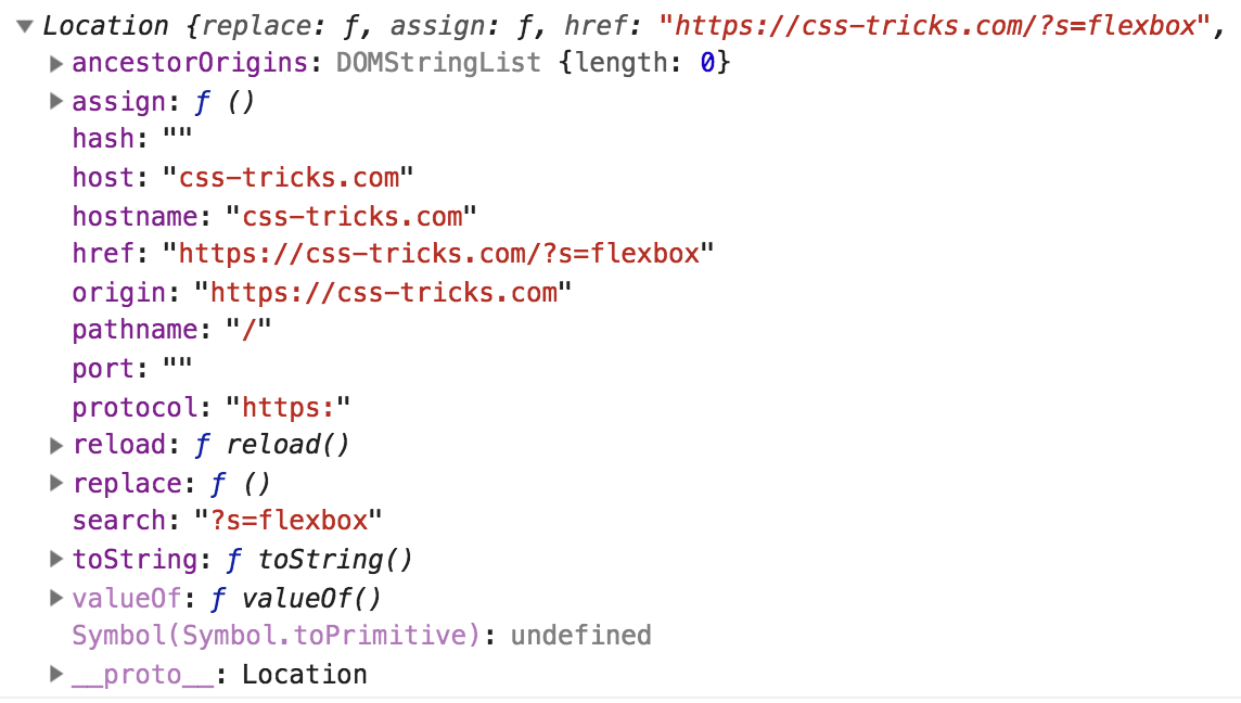 Get URL and URL Parts in JavaScript | CSS-Tricks - CSS-Tricks