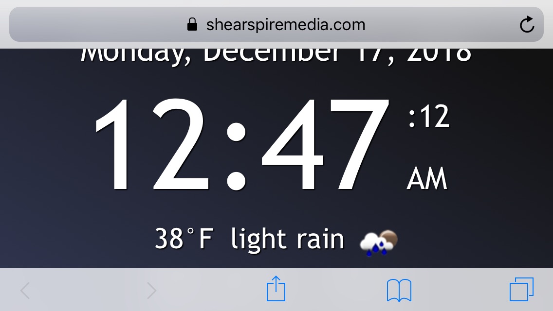 wallclock_browserview How I Built a GPS-Powered Weather Clock With My Old iPhone 4 design tips 