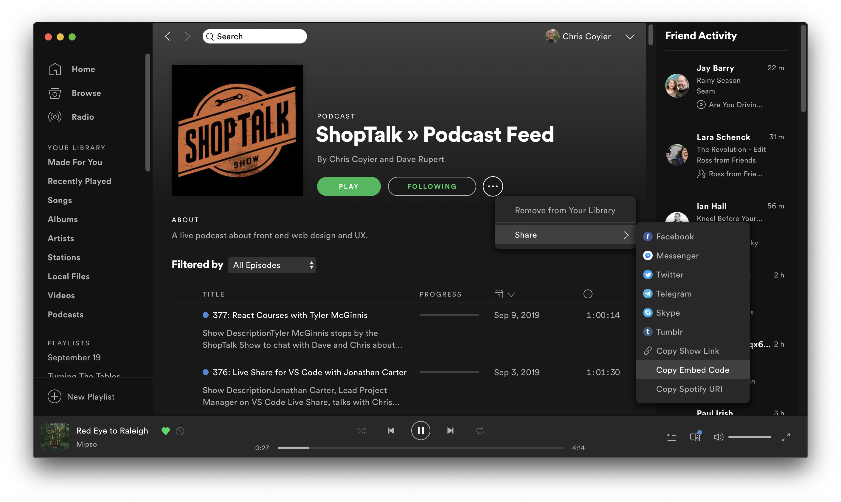 spotify podcast login