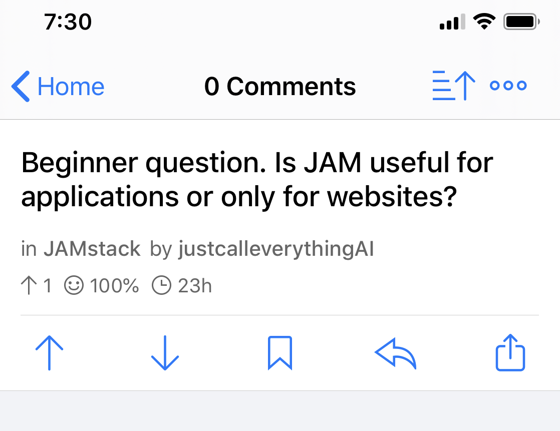 Beginner question. Is JAM useful for applications or only for websites?