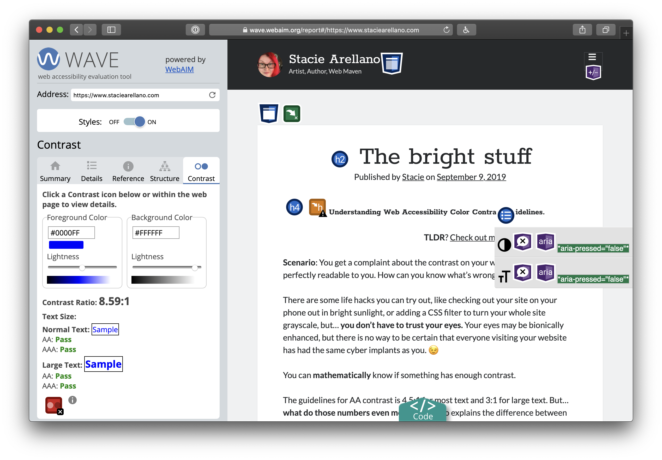 Understanding Web Accessibility Color Contrast Guidelines And Ratios ...