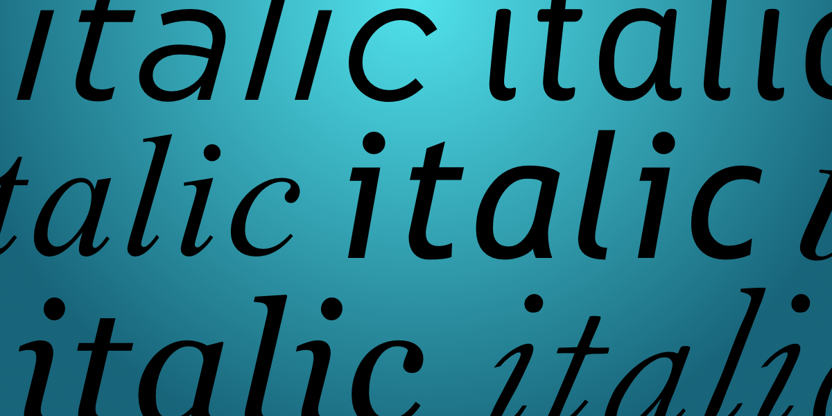 What Do Italic Words Mean