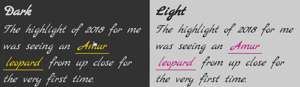 Animated gif. Shows the result after applying the box-decoration-break solution.
