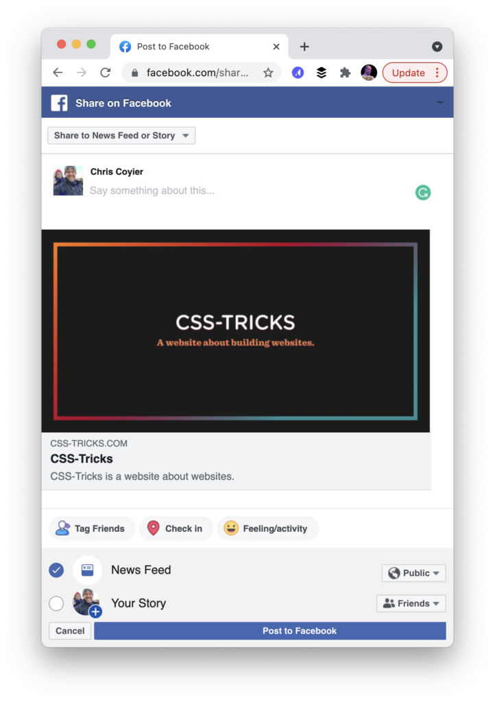 The Simplest (And Most Performant) Way To Offer Sharing Links For Social  Media | Css-Tricks - Css-Tricks
