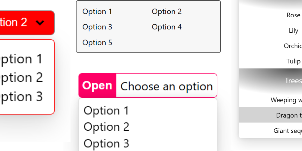 css-style-select-box-image-clipart